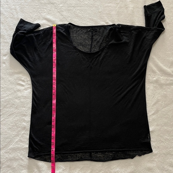 Prana black Textured Top - Picture 6 of 7